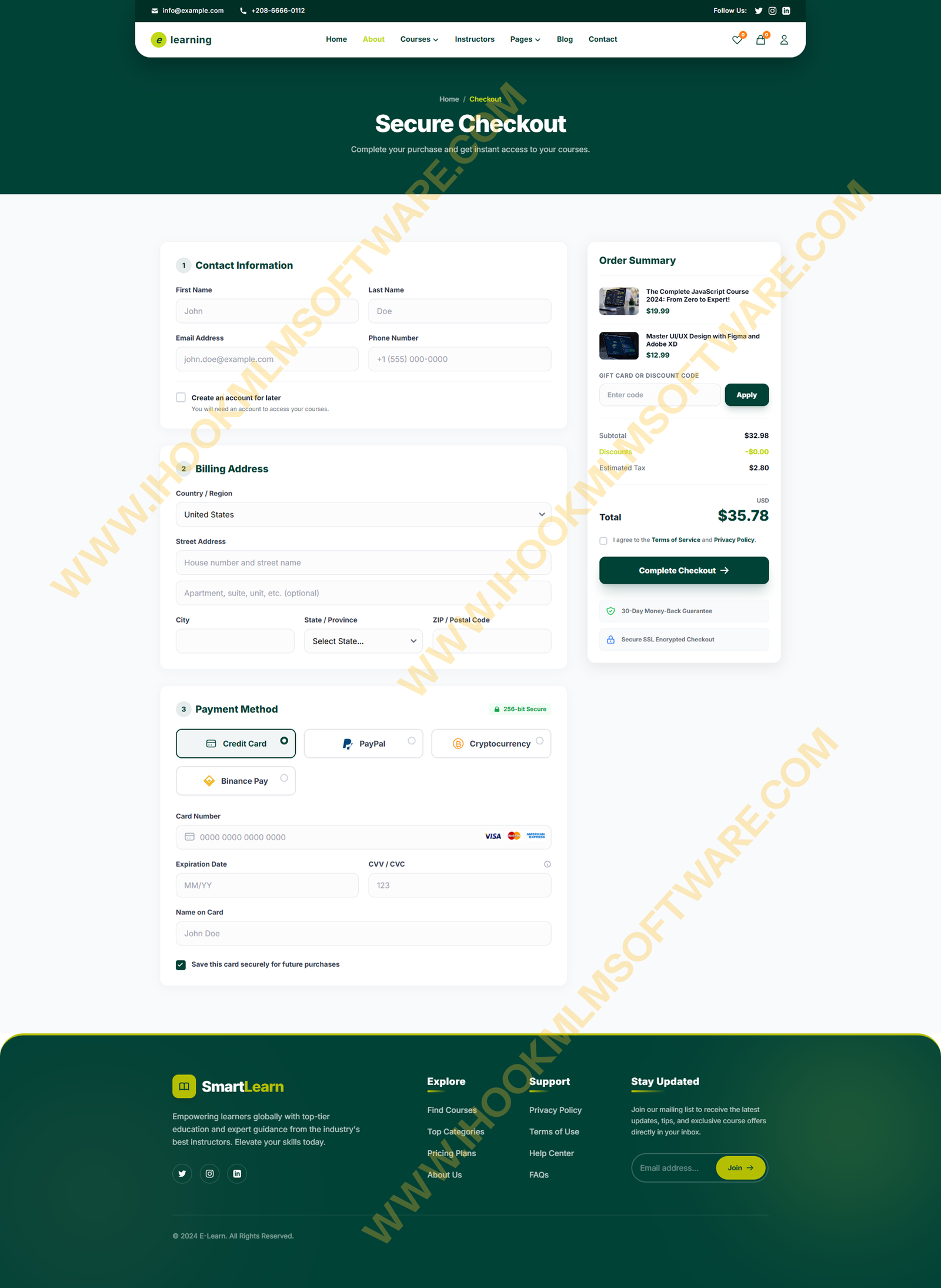 Checkout Preview