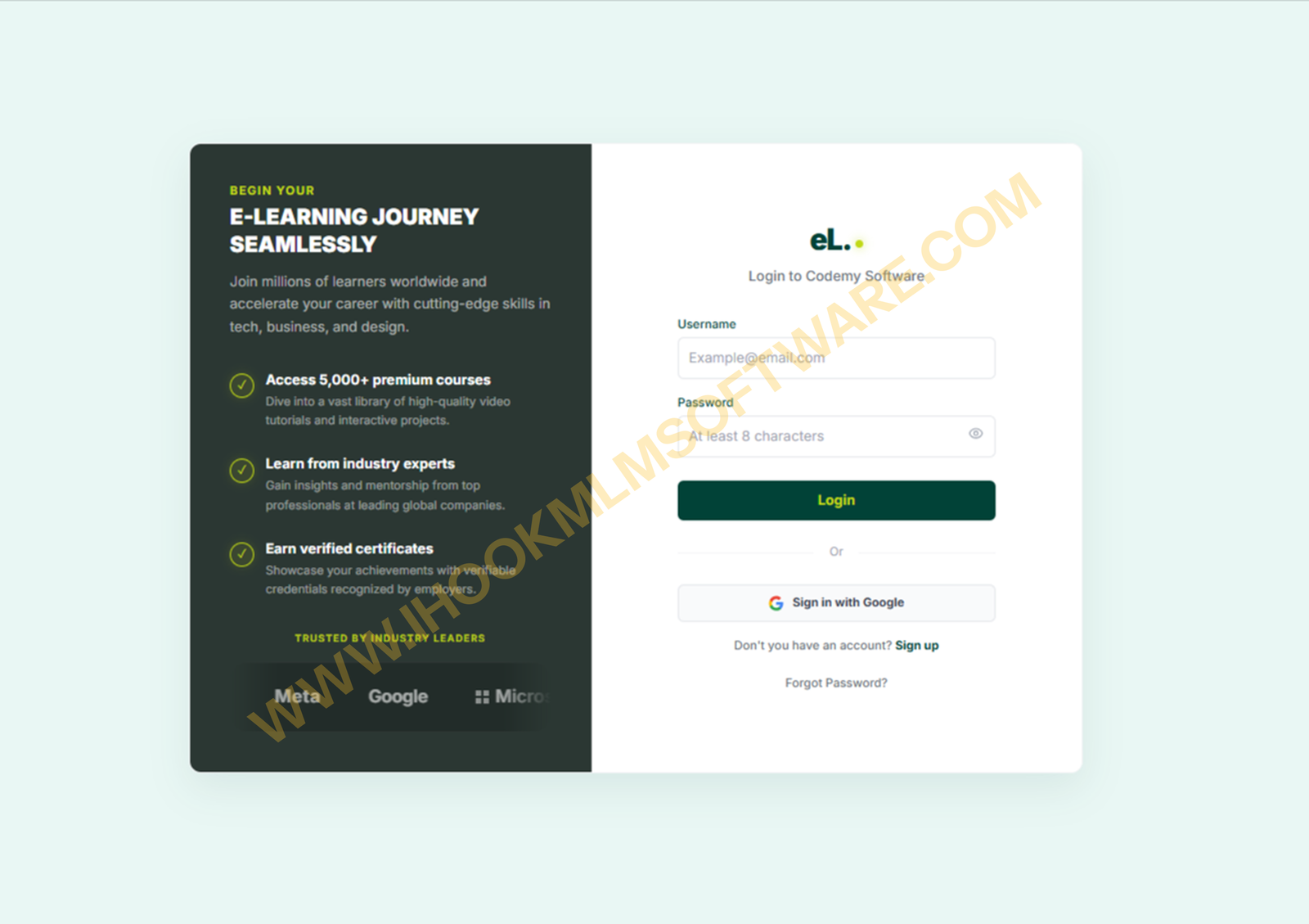 Login Preview